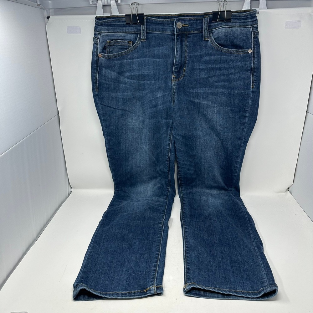 Judy Blue Jeans Women 13/31 Blue Straight Fit JB82565DK High Rise Stretch Denim